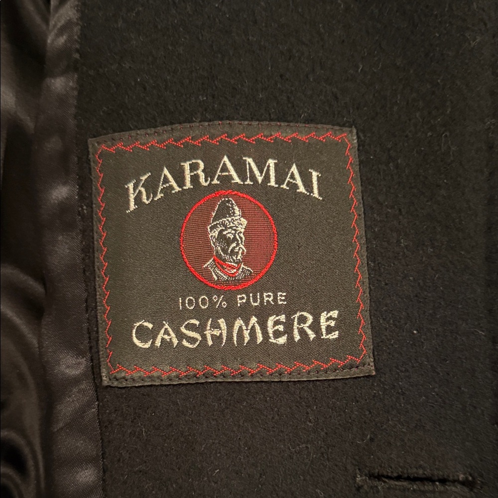 Black Cashmere Men's Jacket - Picture 5 of 9